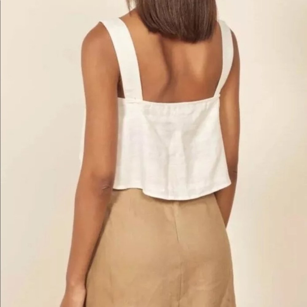 Reformation Marta Top XS White - Picture 4 of 6